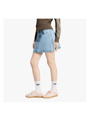 Пола adidas Mid Rise Denim Skirt Light Denim 10