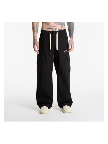 Панталони Palm Angels Curved Logo Loose Cargo Pants Black/ Off White S