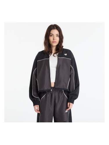 Яке New Balance Trackside Woven Jacket Black Cement S
