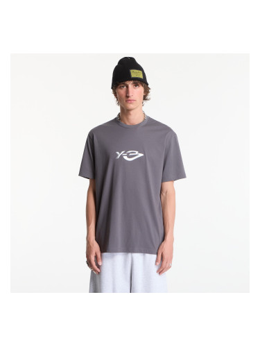 Тениска Y-3 Liquid Logo Short Sleeve T-Shirt Grey Five XL