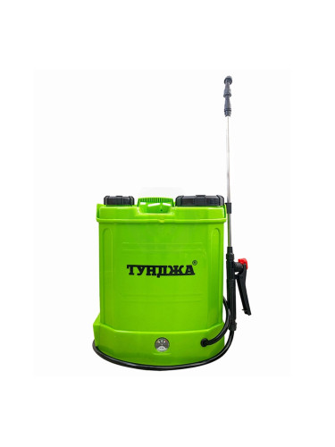 Пръскачка акумулаторна ТУНДЖА 12 л, 12V / 8Ah, 5.5 bar - с 4 дюзи и телескопичен удължител