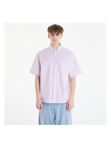 Риза Carhartt WIP S/S Braxton Shirt UNISEX Gentle Purple/ Wax M