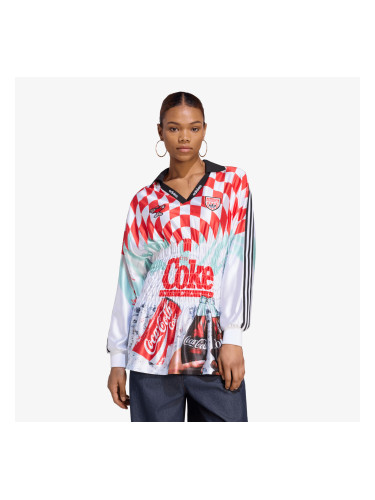 Фланелка adidas x Coca Cola Mash Up Smocked Jersey White/ Multicolor L