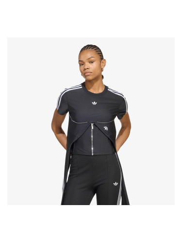 Тениска adidas Corset Tee Black L