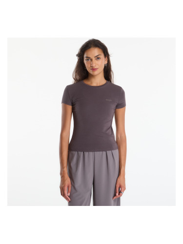 Тениска GUESS Lotus Slim Ss T-Shirt Darkest Grey S