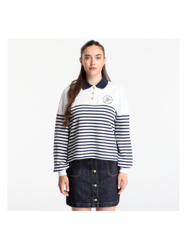 Суитшърт Tommy Hilfiger Roundal Collar Sweatshirt Wide Strp Ecru / Dark Night Navy XS