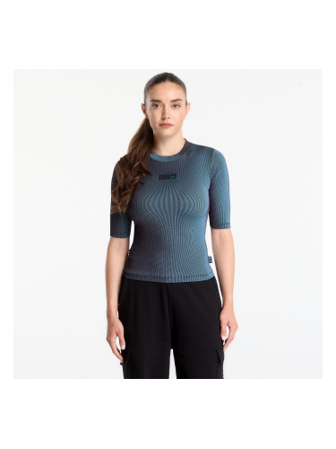 Тениска EA7 Emporio Armani T-Shirt Fancy Ribs Black / Mysterioso XS