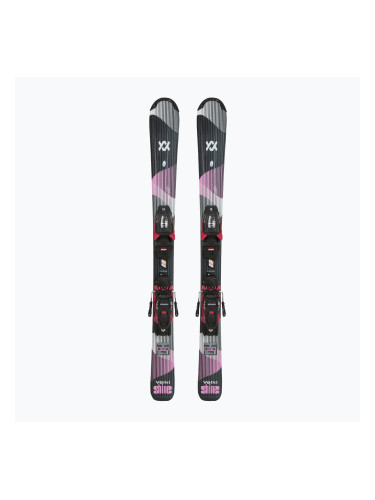 Детски пистови ски Völkl Shine Jr + автомати 4.5 VMotion Jr Lady 100-120 cm black/pink