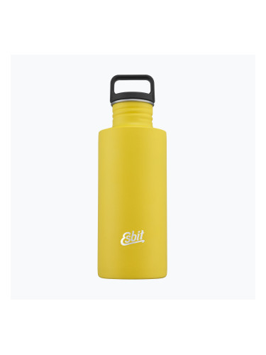 Esbit Sculptor Бутилка за пиене от неръждаема стомана 750 ml слънчево жълто