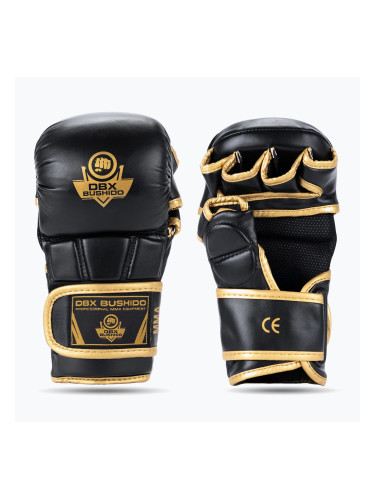 DBX BUSHIDO Master MMA граплинг ръкавици черни/златни