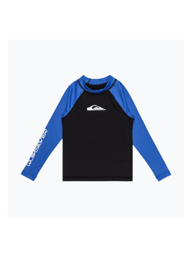 Quiksilver Everyday UPF50 черен/небългарско син детски ръкав за плуване
