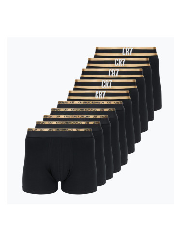 Мъжки боксерки CR7 Basic Trunk 10 чифта black