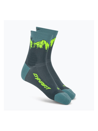 Скиорски чорапи DYNAFIT Traverse Mid cinder ultra yellow/5a30