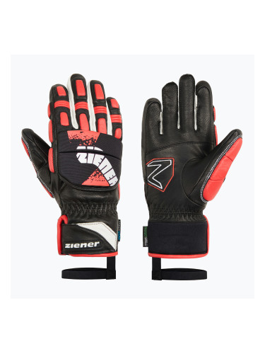 Детски скиорски ръкавици Ziener Lonos-Z AS PR black/red