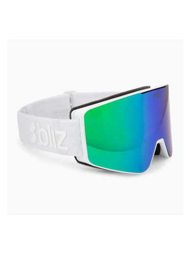 Скиорски очила Bliz G001 matte white/brown/green multi