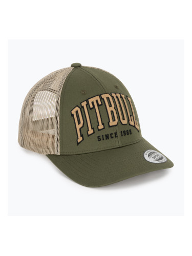 Мъжка шапка с козирка Pitbull Mesh "Pitbull Norton" Trucker Low Profile green