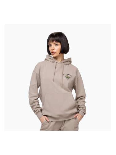Дамски суитшърт Pitbull Bullets & Blooms Hooded sand savana