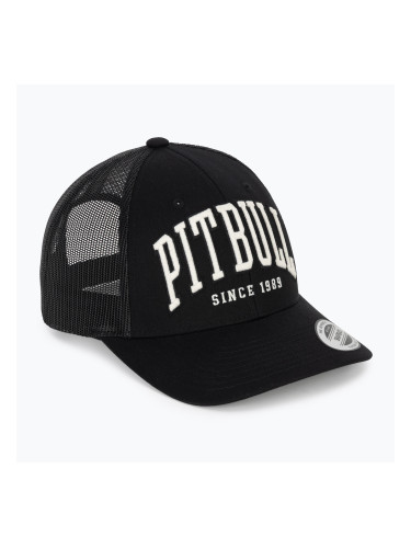 Мъжка шапка с козирка Pitbull Mesh "Pitbull Norton" Trucker Low Profile black/black