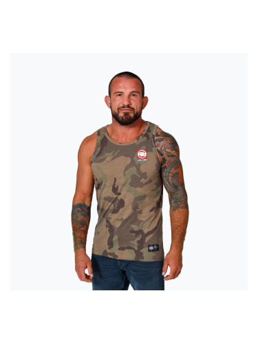 Мъжка тениска Pitbull Small Hilltop Tank Top woodland camo