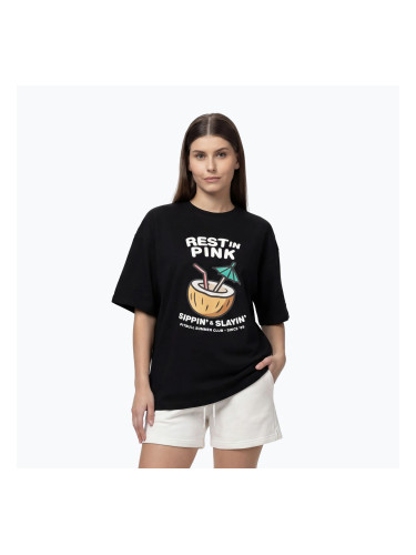 Дамска тениска Pitbull Rest In Pink Oversize black
