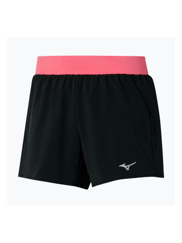 Дамски къси панталони за бягане Mizuno Alpha 4.5 black/coral