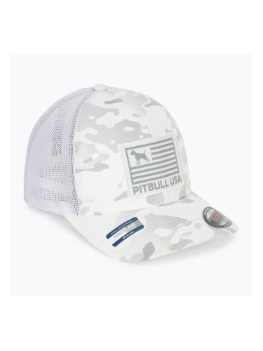 Мъжка шапка с козирка Pitbull Mesh Full Cap Pitbull Usa Multicam white/camouflage