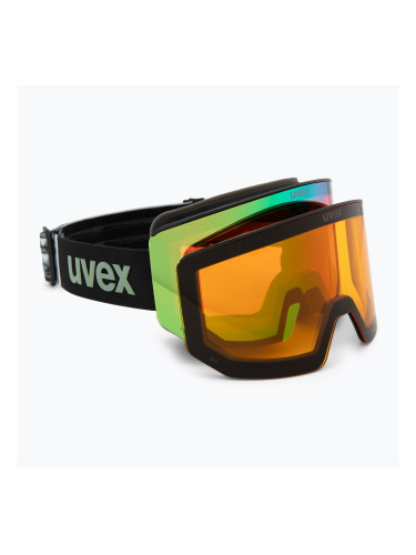 Скиорска маска Uvex Lace Attract FM black matt/mirror opal