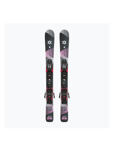 Детски пистови ски Völkl Shine Jr + автомати 4.5 VMotion Jr Lady 80-90 cm black/pink