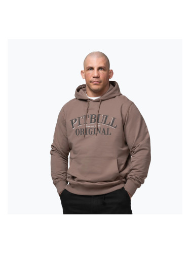Мъжки суитшърт Pitbull Midnight Sweatshirt Hooded brown savana