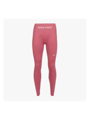 Дамски клинове Nike Pro Seamless в цвят розова божур/бял