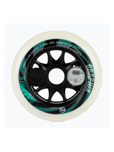 Powerslide Graphix Леви колела за ролери бели 905344