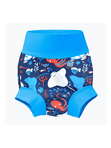 Splash About Happy Nappy Sea World синя пелена за плуване HNPUSL