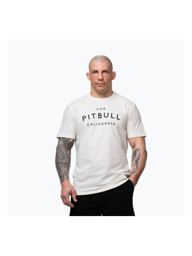 Мъжка тениска Pitbull USA CAL Big Logo white
