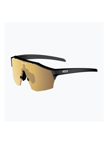 Слънчеви очила Koo Alibi black matt/gold mirror
