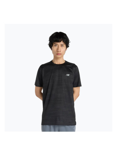 Мъжка тениска за бягане New Balance Sport Essentials Printed black