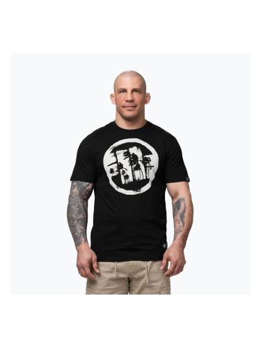 Мъжка тениска Pitbull Palms black logo