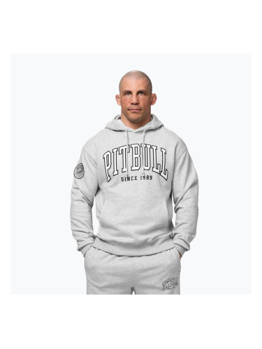 Мъжки суитшърт Pitbull Badger Hooded grey/melange