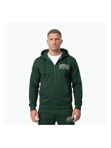 Мъжки суитшърт Pitbull Badger Hooded Zip hunter/green