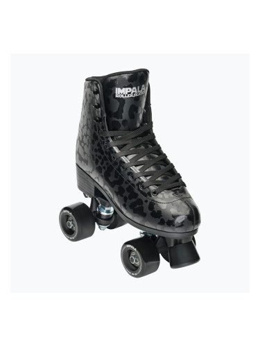 Дамски ролкови кънки IMPALA Quad Skate black leopard