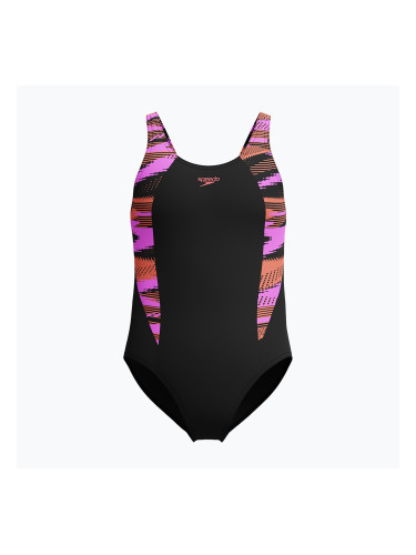 Детски цял бански костюм Speedo HyperBoom Splice Muscleback coral sands
