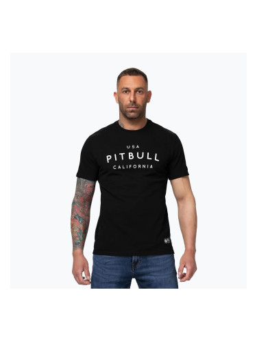 Мъжка тениска Pitbull USA CAL Big Logo black