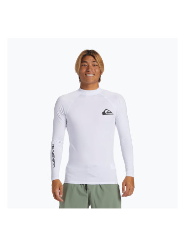 Мъжка блуза с дълъг ръкав за плуване Quiksilver Everyday UPF50 white