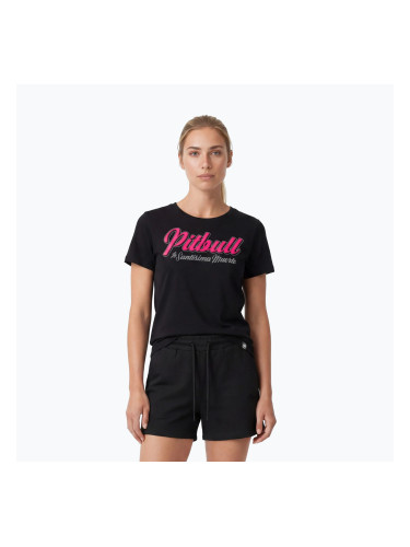 Дамска тениска Pitbull Santa Muerte black/pink