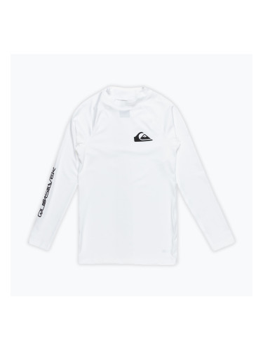 Детска блуза с дълъг ръкав Quiksilver Everyday UPF50 white