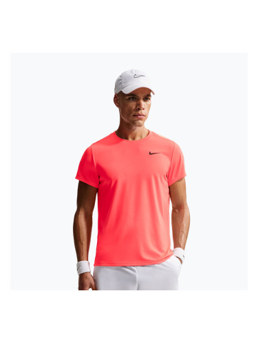Мъжка тениска/фланелка за тенис Nike Court Dri-Fit Victory hot lava/black