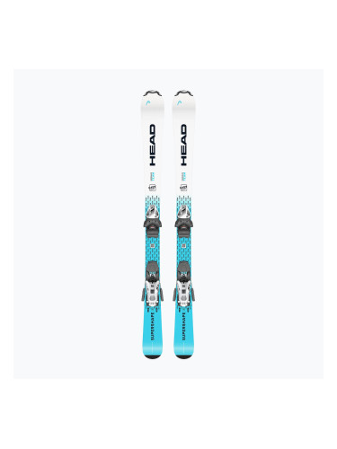 Детски пистови ски HEAD Supershape Team Easy JRS + автомати Jrs 7.5 GW CA white/blue