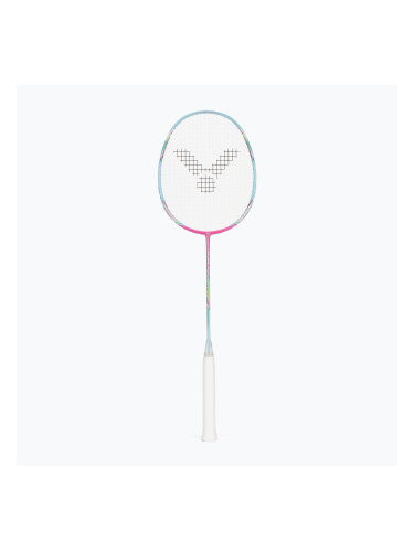 Ракета за бадминтон VICTOR DriveX 6SP QM fluorescent rose-red/light blue