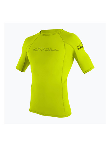 Мъжка тениска за плуване O'Neill Basic Skins Rash Guard lime
