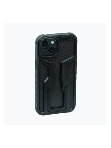 Калъф за телефон Topeak RideCase iPhone 15 черен/сив