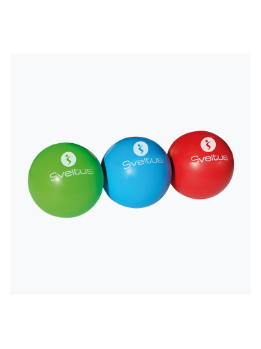 Масажни топки Sveltus Motricity 3 бр. green/blue/red